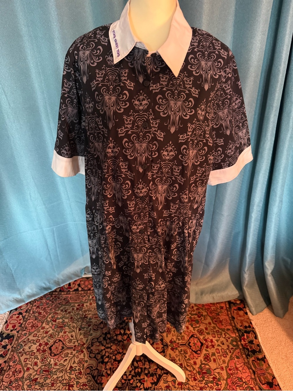 Disney Haunted Mansion Tomb Sweet Tomb Glow in the Dark Shirt Dress